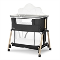 Crib LAYLA 2in1 with Foldable Side BLACK